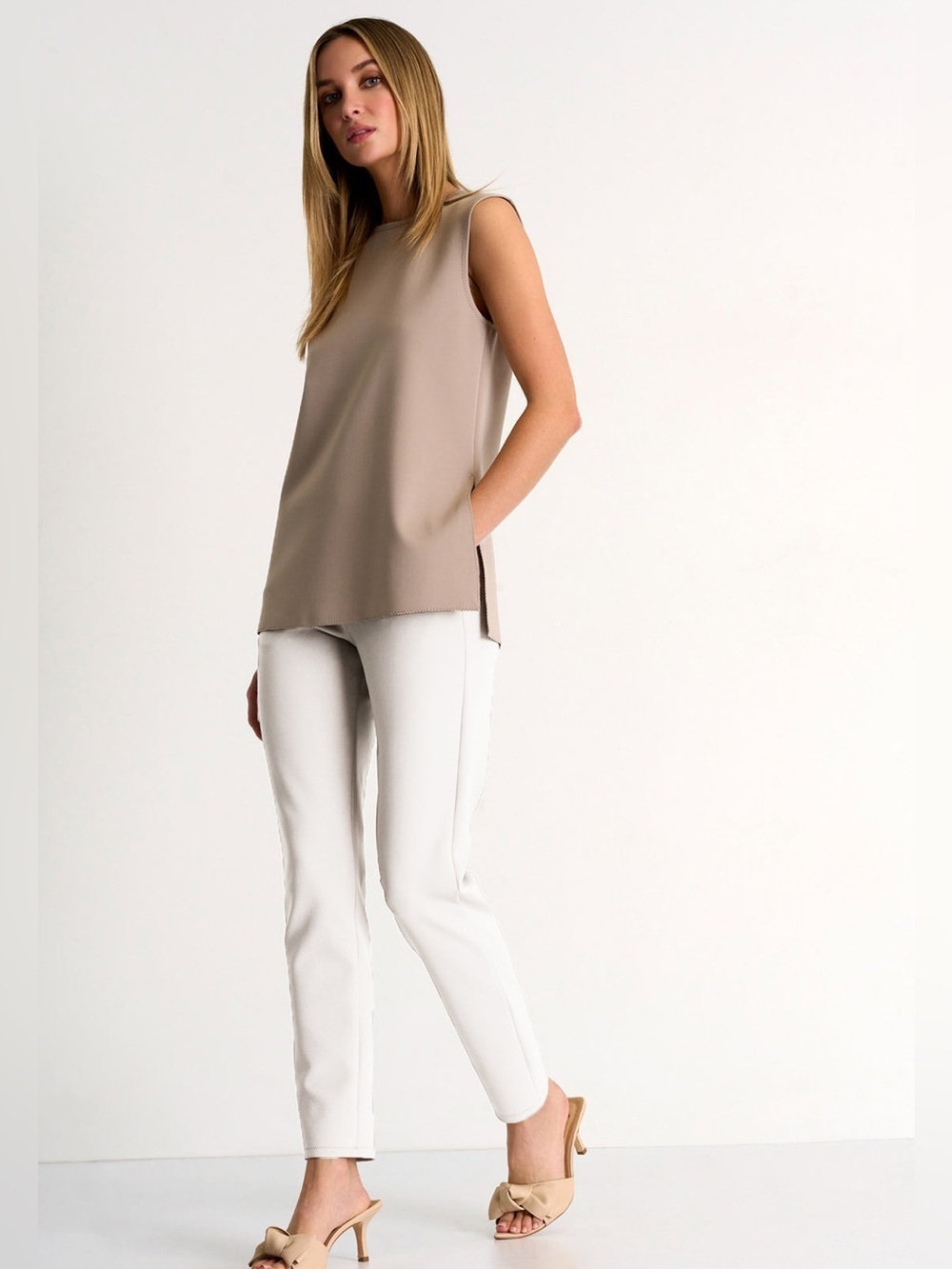 Shan White Sofia Pants, BNWT, size 6